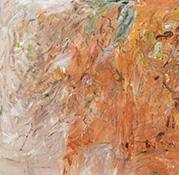 Abstract painting by Larry Poons on exhibition at Yares Art Gallery in New York, March 23 - July 6, 2024, 042724