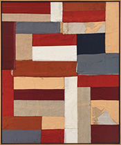 Abstract art by Samuel Levi Jones on exhibition at Altman Siegel Gallery in San Francisco, April 25 - May 25, 2024, 042324