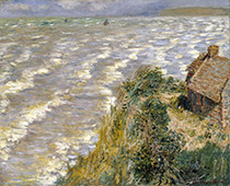 Painting by Claude Monet dated 1882 on exhibition at the Portland Art Museum in Portland, Oregon, June 8 - September 15, 2024, 042824