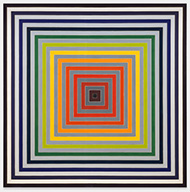 Painting by Frank Stella for sale May 14, 2024 at Phillips auction house in New York, NY, 042924