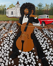 Artwork by Keith Jackson on exhibition at Red Arrow Gallery in Nashville, Tennessee, May 18 - June 29, 2024, 042824