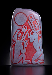 Glass by Preston Singletary on exhibition at Traver Gallery in Seattle, May 2 - June 1, 2024, 042924