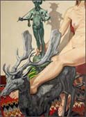Phillip Pearlstein artwork on display at Betty Cunningham Gallery in New York