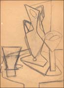 Artwork by Arshile Gorky on display at Jack Rutberg Fine Arts in Los Angeles, through July 31st