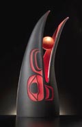 Glass art by Preston Singletary featured at the Museum of Glass in Tacoma