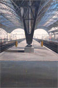 Painting by Peter Waite, Leipzig, 2007, on display at Winston Wachter Fine Art in Seattle