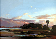 Landscape painting by William Armstrong located in Georgia