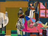 Artwork by Romare Bearden on exhibition at DC Moore Gallery in New York, March 20 - April 19, 2014