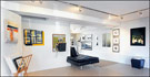 Interior view of Compton Gallery in Boonton, NJ