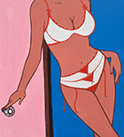 Artwork by Marjorie Strider, Enter, available from JoAnne Artman Gallery in Laguna Beach, CA