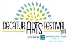 Decatur Arts Festival logo for 2017