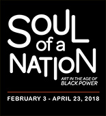 Soul of a Nation on exhibition at Crystal Bridges Museum of American Art in Bentonville, AR, February 3 - Apr 23, 2018