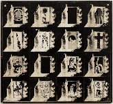 Artwork by Wallace Berman at galerie frank elbaz in Paris, 090818