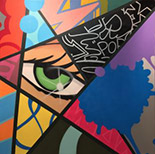 Artwork by John CRASH Matos on exhibition at JoAnne Artman Gallery in New York, Nov 8 - January 5, 2019, 121118