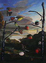 Artwork by Emma Webster on exhibition at Diane Rosenstein in Los Angeles, February 9 - March 23, 2019, 020319