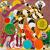 Artwork by Trenton Doyle Hancock on exhibibition at Shulamit Nazarian in Los Angeles, Jan 5 - February 17, 2019
