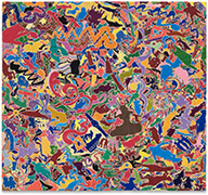 Artwork by Alighiero Boetti on exhibition at Sprueth Magers Gallery in New York, March 29 - May 25, 2024, 040924