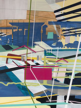 Painting by Linnie Brown on exhibition at Allen+Alan Fine Art in Salt Lake City, Utah, March 15 - April 27, 2024, 022824