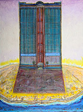 Painting by Wayne Thiebaud on exhibition at Acquavella Galleries in New York, April 26 - June 14, 2024, 040424