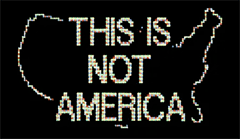Alfredo Jaar artwork in A Logo for America, 1987 at Galerie Lelong in Chelsea New York September 10 to October 24 2026