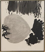 Friedel Dzubas painting in A Black Series at Nathalie Karg Gallery in New York October 15 to November 7 2026