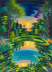 Ping Zheng painting in Light Hour at Kristen Lorello gallery in New York City November 7 to December 19 2026