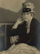 Photograph by Berenice Abbott (American, 1898–1991). Janet Flanner, 1927 on exhibition at the Tacoma Art Museum