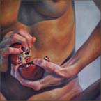 Artwork by Alla Bartoshchuk on exhibition at Hallway Gallery in Bellevue, through May