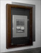 Artwork by Reinhard Mucha on display at Luhring Augustine in Brooklyn, through June 16th