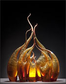 Glass by Rick Eggert available from The Bender Gallery Asheville, NC