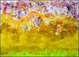 Abstract Art by Wilbur M. Reeling, Zywiec Holle, 2009, beer, ink and watercolor on Arches rp 300 gsm, 40 x 51 inches