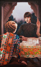 Artwork by Alison Blickle, on exhibition at Eleanor Harwood Gallery in San Francisco, through June 15, 2013