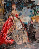 Artwork by Rimi Yang, Sun Flower, available from JoAnne Artman Gallery in Laguna Beach