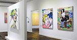 Interior view of Artplex Gallery in Los Angeles