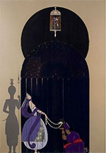 Artwork by Erte available from Martin Lawrence Galleries in Maui, Hawaii, 121709