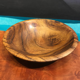 Koa wood bowl by John Berthiaume available from Nohea Gallery in Honolulu, Hawaii, December 2020, 121220