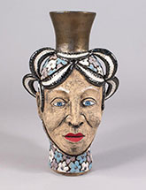 Ceramic with glaze by George Rodriguez available from Foster White Gallery in Seattle, WA, 022421
