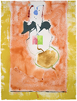 Artwork by Helen Frankenthaler on exhibition at New Britain Museum of American Art in New Britain, CT, Feb 11 - May 23, 2021, 021821