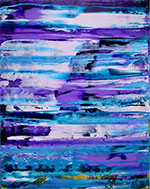 Painting by Nestor Toro, title Unexpected Turbulence 2 available from Zatista.com, 112221