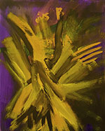 Abstact artwork by David Straange artist working in New York, 062321