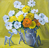 Artwork by Jane Peterson on exhibition at Vose Galleries in Boston, July 22 - September 2, 2021, 072221