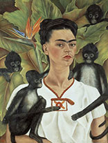 Painting by Frida Kahlo on exhibition at Portland Art Museum in Portland, Oregon, February 19 - June 5, 2022, 022522
