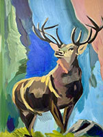 Artwork by Lisa Bostwick available from Visions West Contemporary in Bozeman, MT, 122921