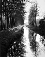 Photograph by Brett Weston, Canal Holland, available from Petter Fetterman Gallery in Santa Monica, CA, May 2022, 101022