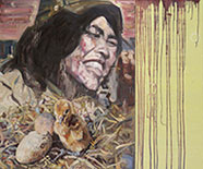 Artwork by Hung Liu available from Walter Maciel Gallery in Los Angeles, CA, March 2022, 010222