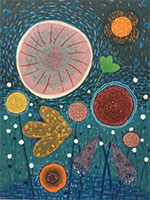 Artwork by Noriko Sugita available from Hanson Howard Gallery in Ashland, OR, March 2022, 030222