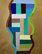 Artwork by P.W. Prichett on exhibition at Muse Gallery in Philadelphia, Pennsylvania, January 5 - 30, 2022, 012222
