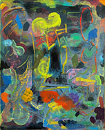 Artwork by Zander Stefani on exhibition at Tracey Morgan Gallery in Asheville, NC, Jan 7 - February 19, 2022, 011922