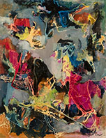 Abstract painting by Albert Kotin on exhibition at Hollis Taggart in New York, May 4 - 27, 2022, 043022