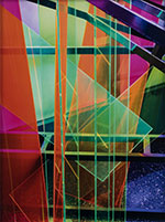 Artwork by Barbara Kasten on exhibition at Bortolami in New York, Mar 4 - April 30, 2022, 030422